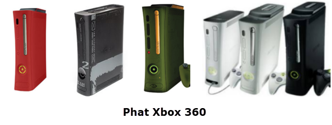 all the different xboxes